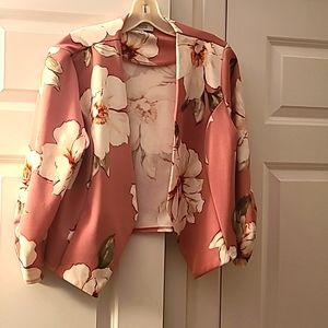 Floral blazer